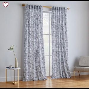 West Elm Samuji Ripple Curtain, set of 2